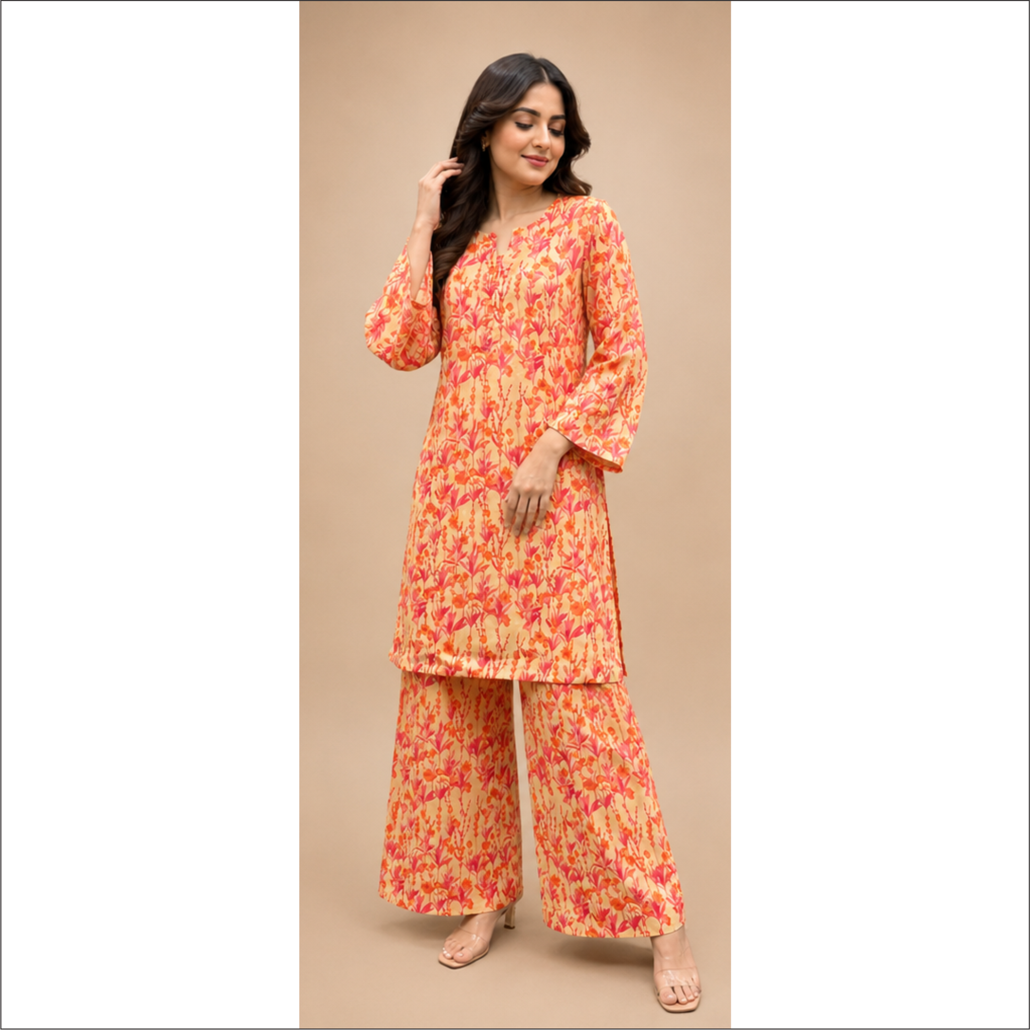LAWMAN 2 Piece Floral Prints – Premium Lawn