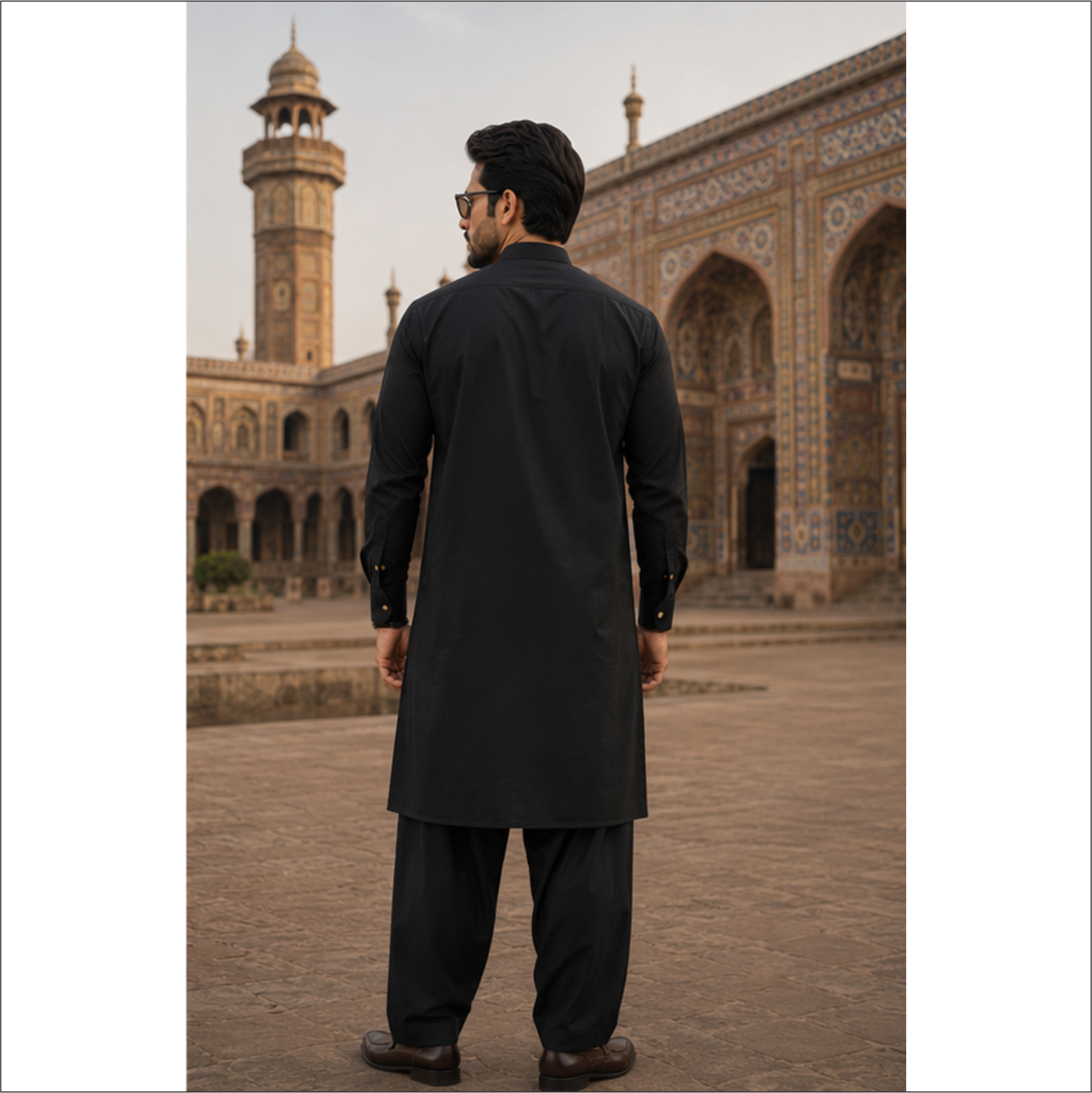 Luxury Black Kurta Shalwar – Signature Traditional Style