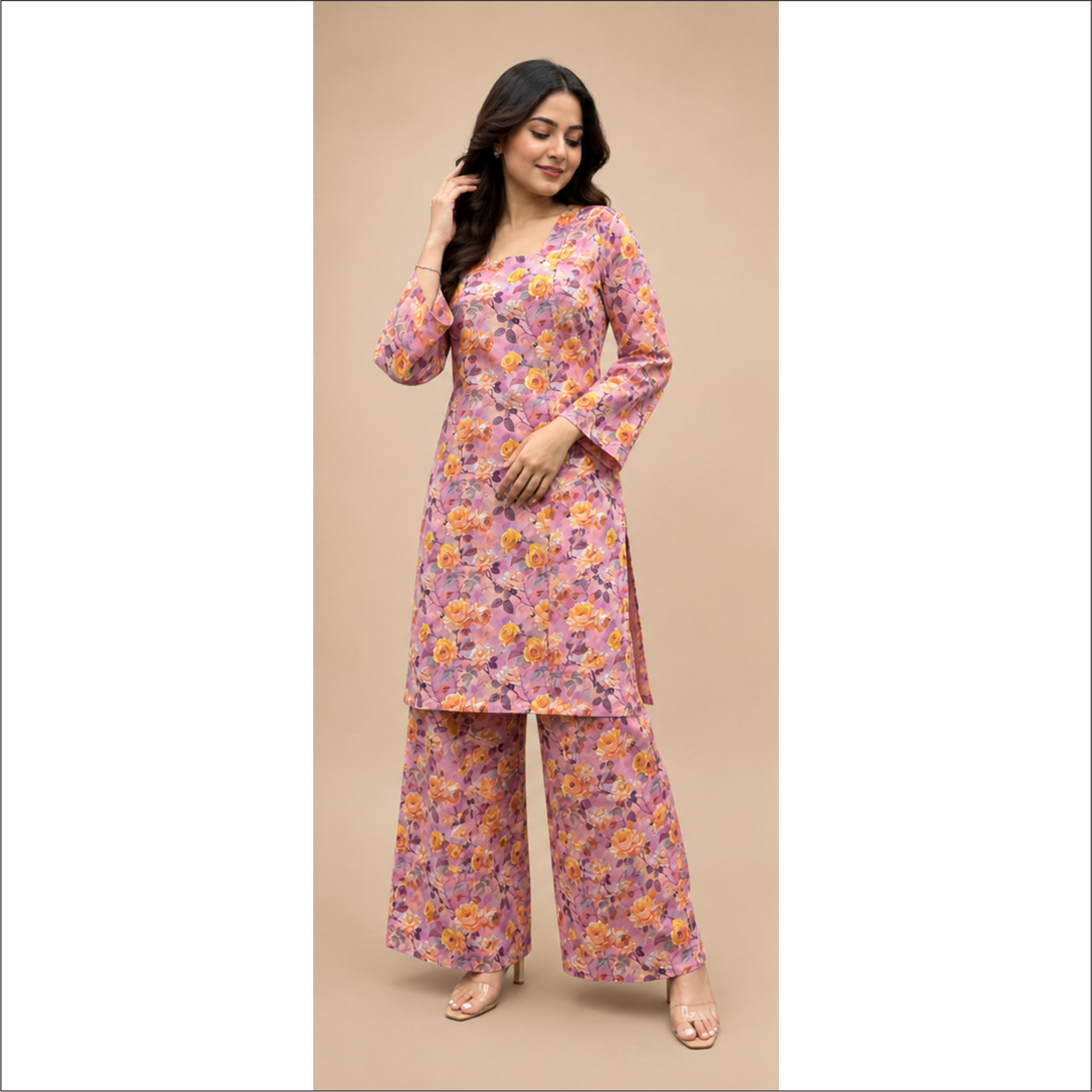 LAWMAN 2 Piece Floral Prints – Premium Lawn