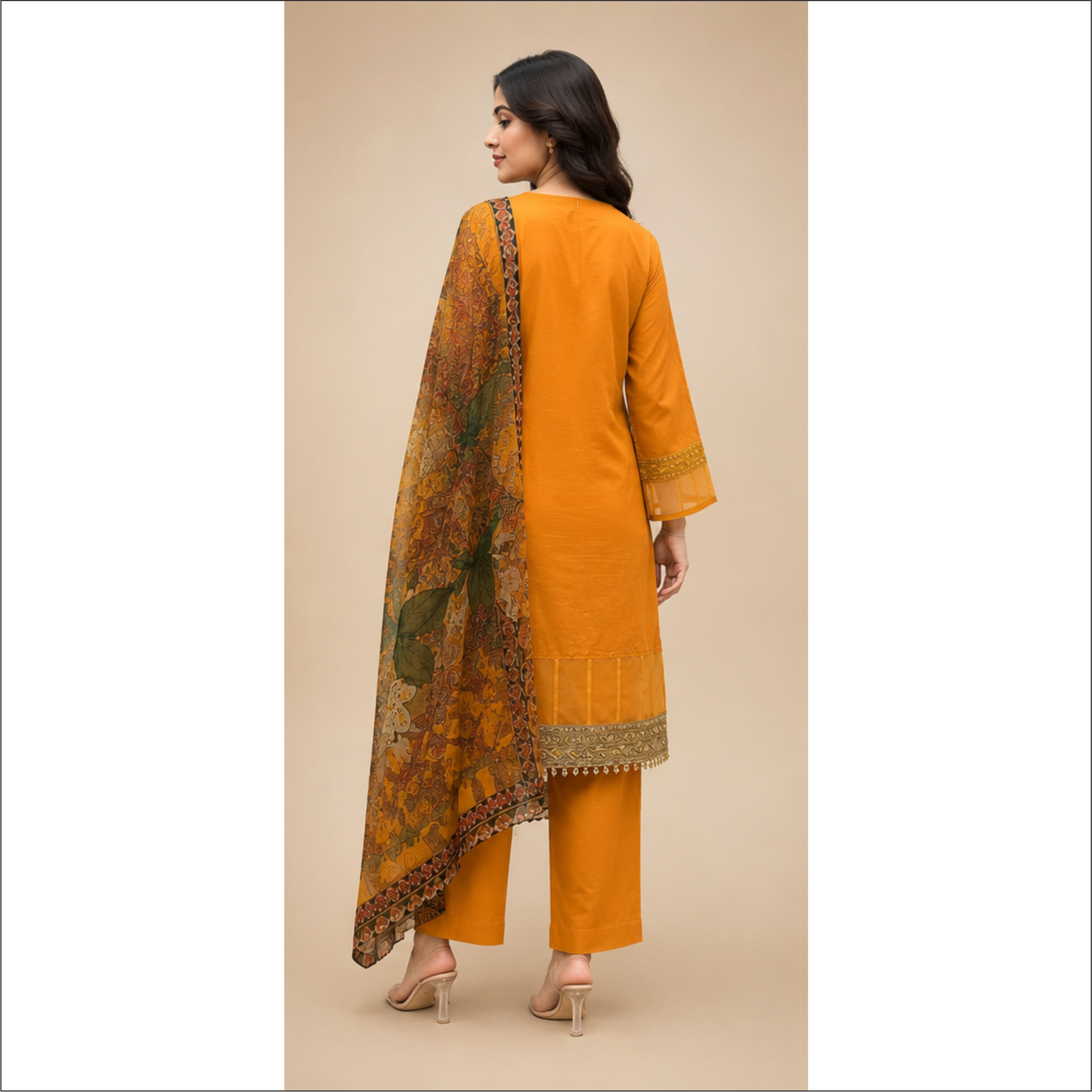 LAWMAN Embroidered 3 Piece – Bari Eid Collection 2026
