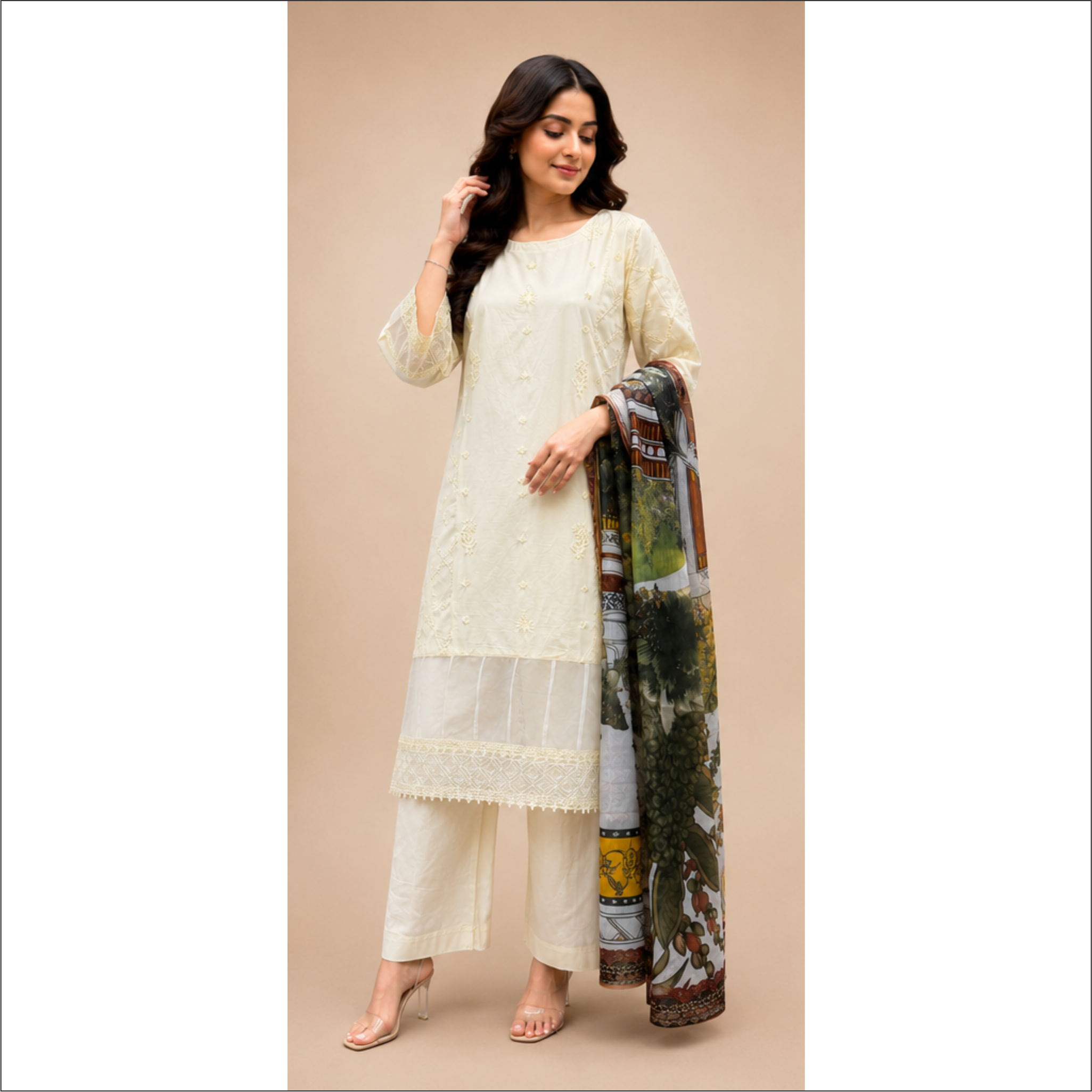 LAWMAN Embroidered 3 Piece – Bari Eid Collection 2026