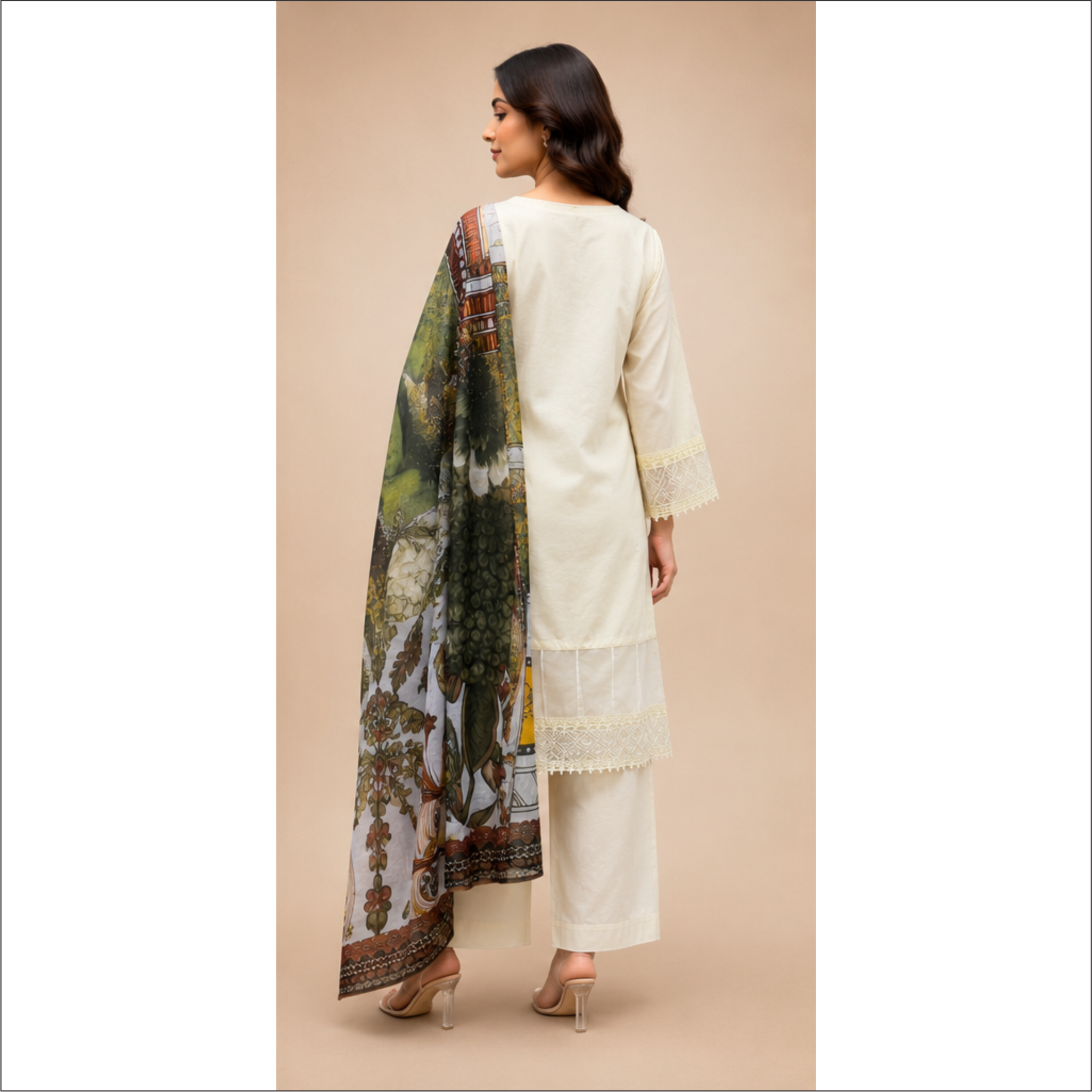 LAWMAN Embroidered 3 Piece – Bari Eid Collection 2026