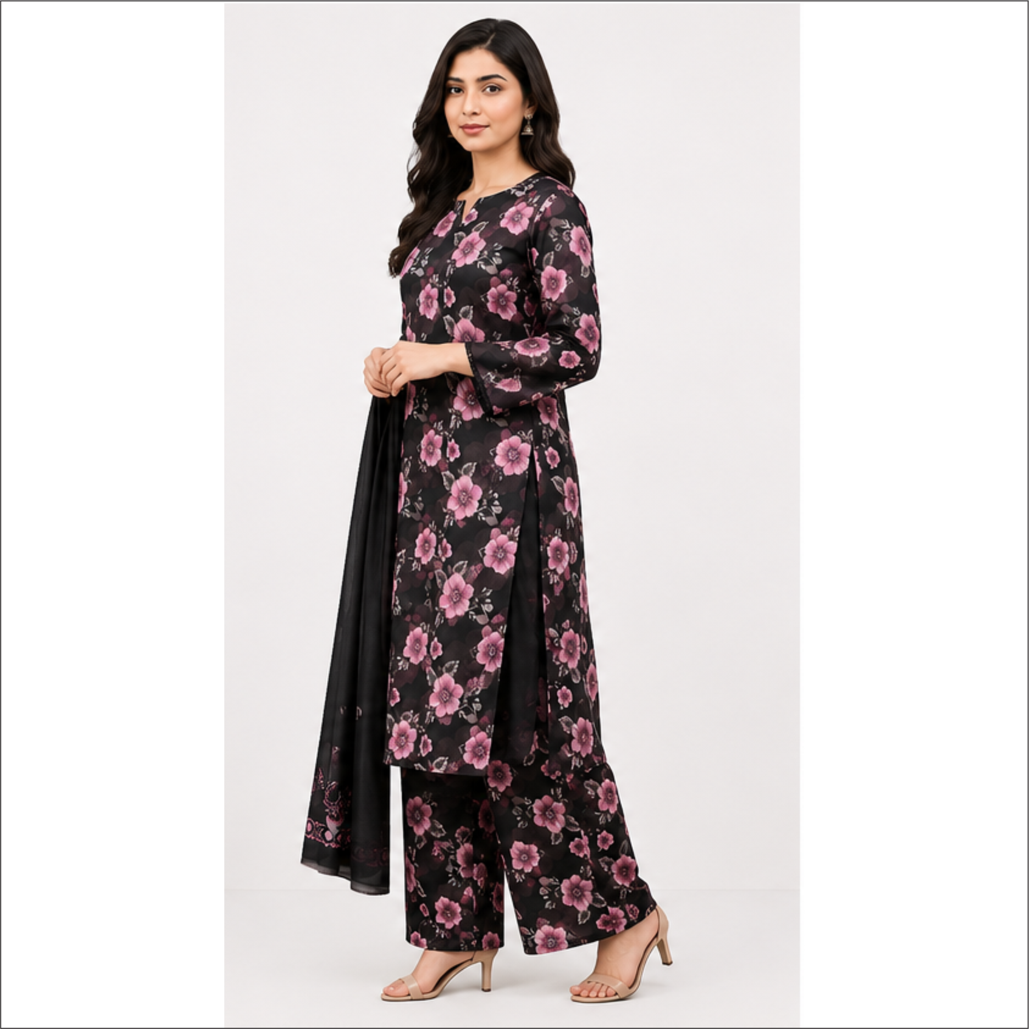 Rosette Noir Premium Lawn 3 Piece