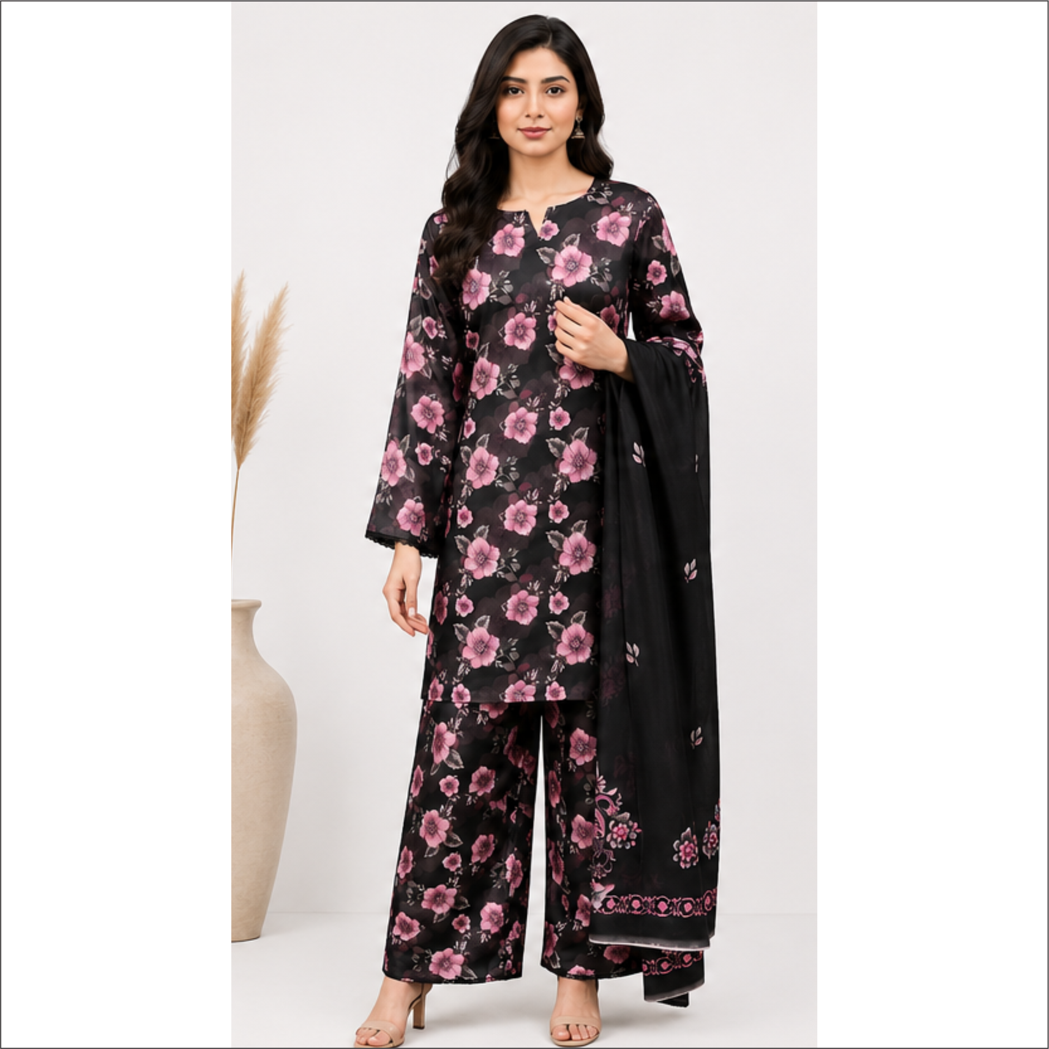 Rosette Noir Premium Lawn 3 Piece